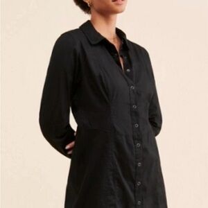 Free People Black Top with Branded Trim